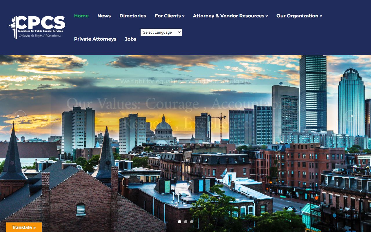 Norfolk County court records and clerk committee for public counsel services CPCS