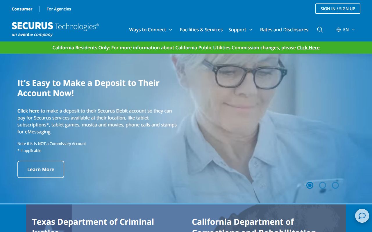 Securus Technologies platform used for Norfolk County inmate phone and video visits